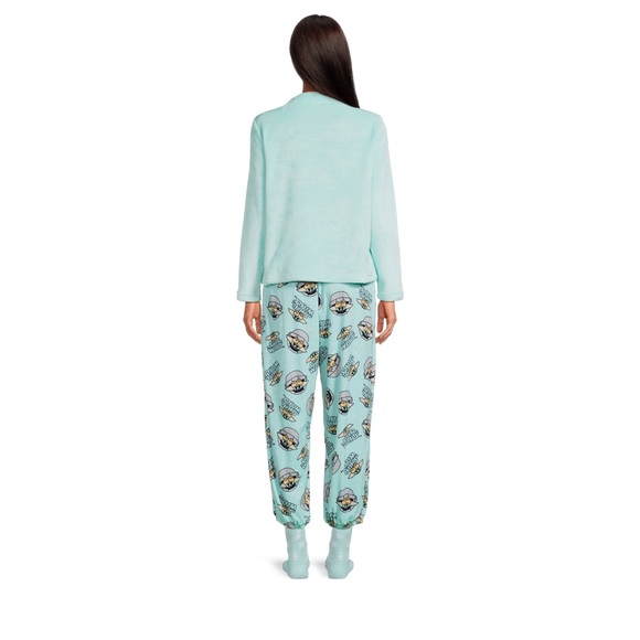 Disney Star Wars Baby Yoda Grogu pajamas 3 piece set size 2XL - Picture 2 of 3